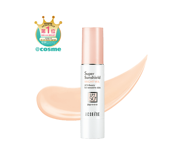 Super Sunshield BRIGHT VEIL SPF50+, PA++++ กันแดดฝาสี Rose Gold สำหรับผิวที่ต้องการการปกปิดและขาวกระจ่างใสเป็นพิเศษ