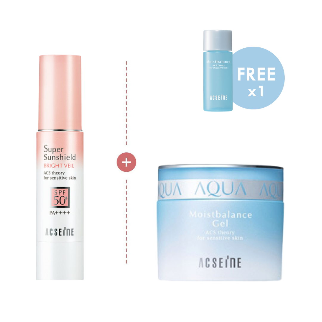 15% SET : Moistbalance Gel & Sunshield Bright Veil (PINK)